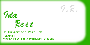 ida reit business card